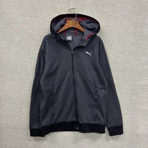 푸마 캐주얼 로고 약기모 후드집업 100 D10736