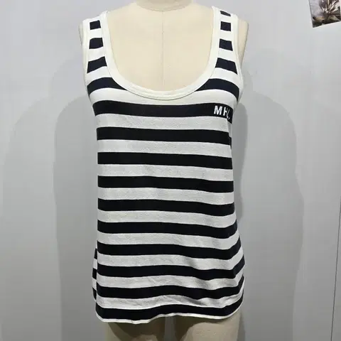 마가렛 호웰 MHL 스트라이프 끈 나시