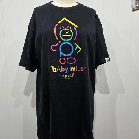 베이프 베이비마일로 반팔 티셔츠 블랙