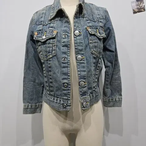 트루릴리젼 데님 청자켓