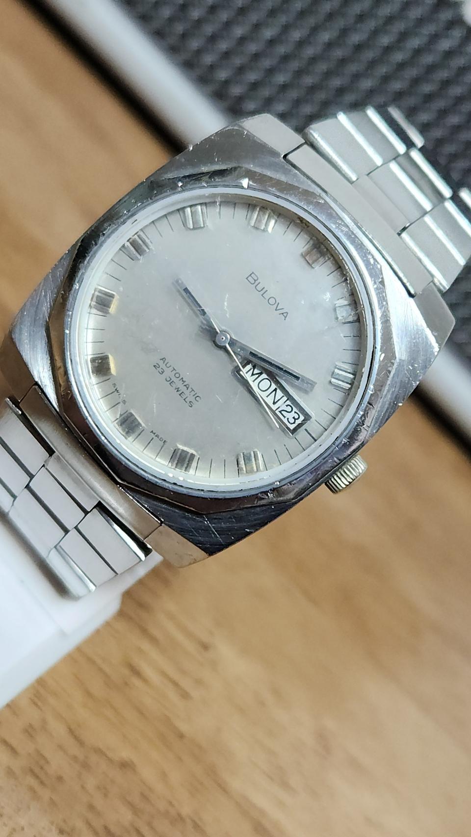 # 부로바 bulova 빈티지 옥타곤 오토매틱 남성 명품시계 급처