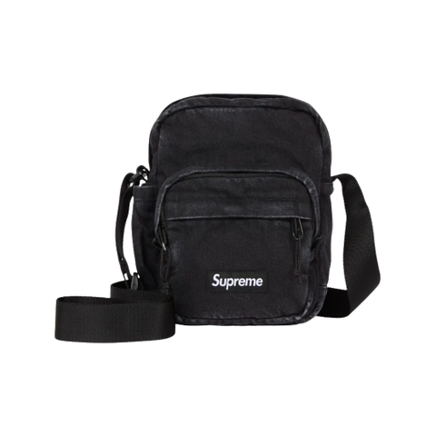 슈프림 데님 숄더백 블랙