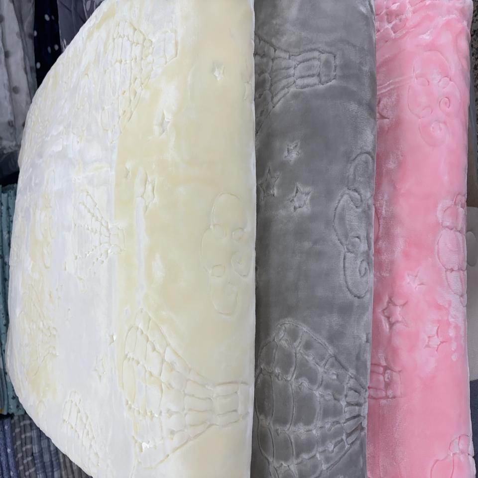 <그레이,아이보리,핑크>150X200(cm) 극세사 양면 밍크담요