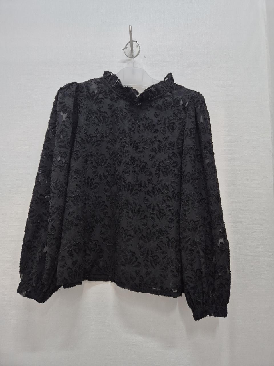 시스루 블라우스