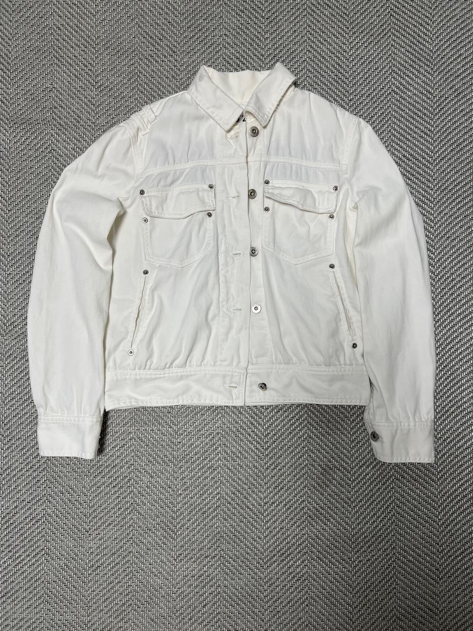 오즈세컨 화이트 데님 자켓 정품