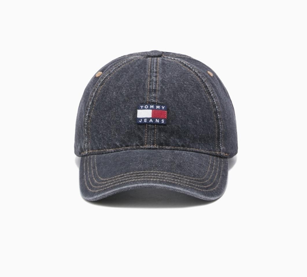 타미힐피거 25fw 헤리티지 다크 데님 볼캡 야구모자