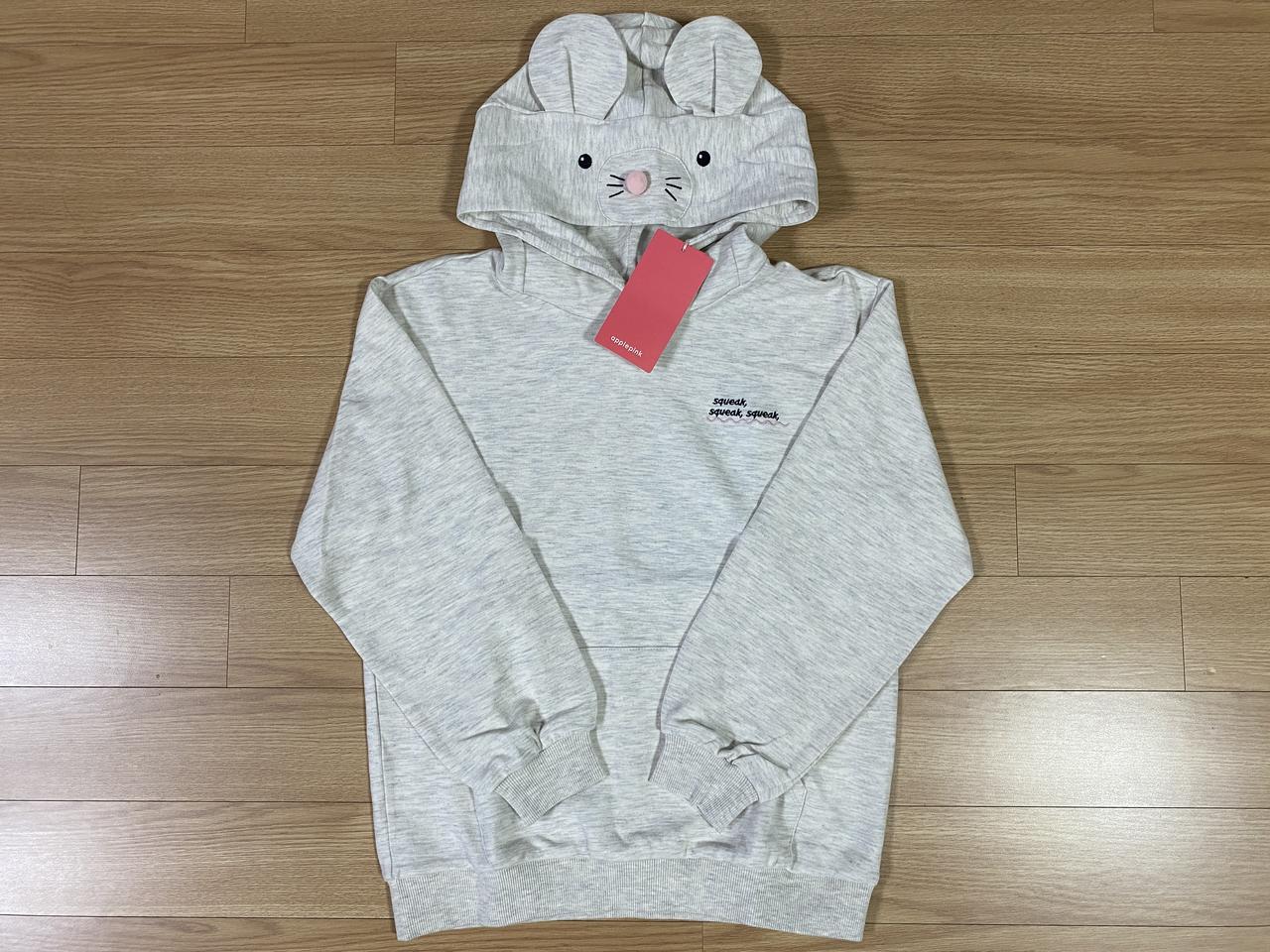 자수 후드 맨투맨 140