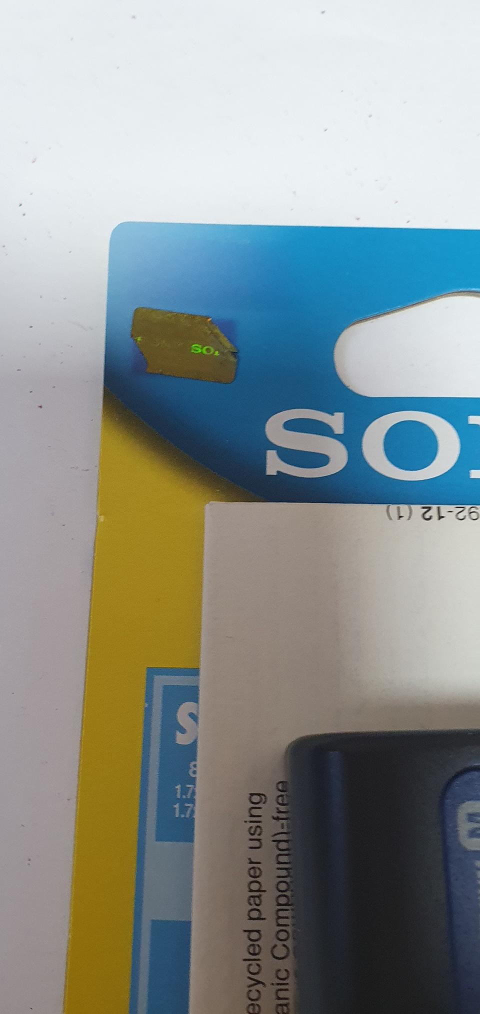 미사용.정품 소니 NP-FM30  배터리