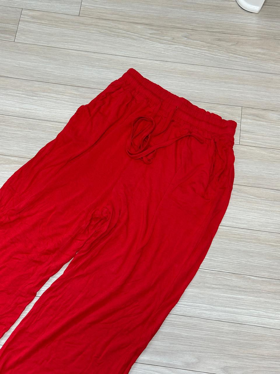 찰랑찰랑 바지 레드 free