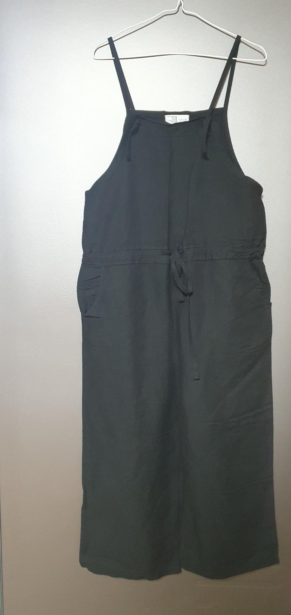 여자 보세 검정 점프수트