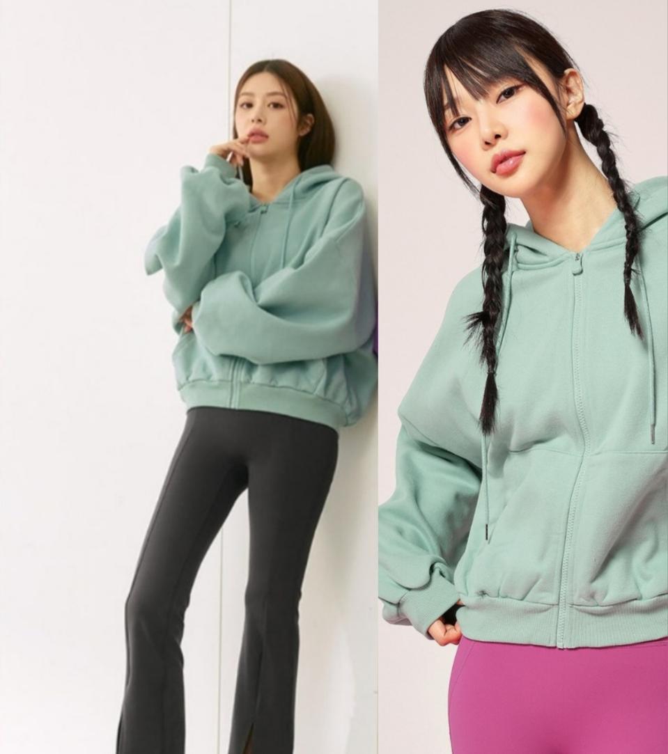 젝시믹스 기모 내핑 후드집업 가오리 집업자켓 F