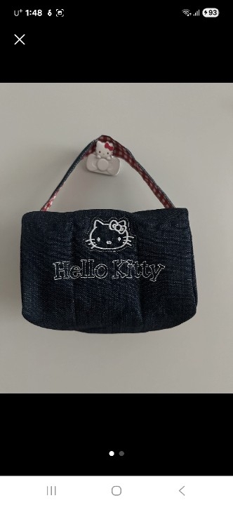 헬로키티 데님가방