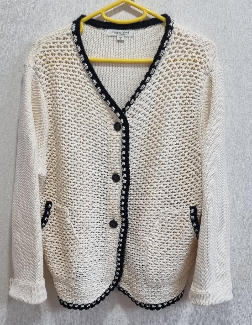 써스데이아일랜드 가디건90