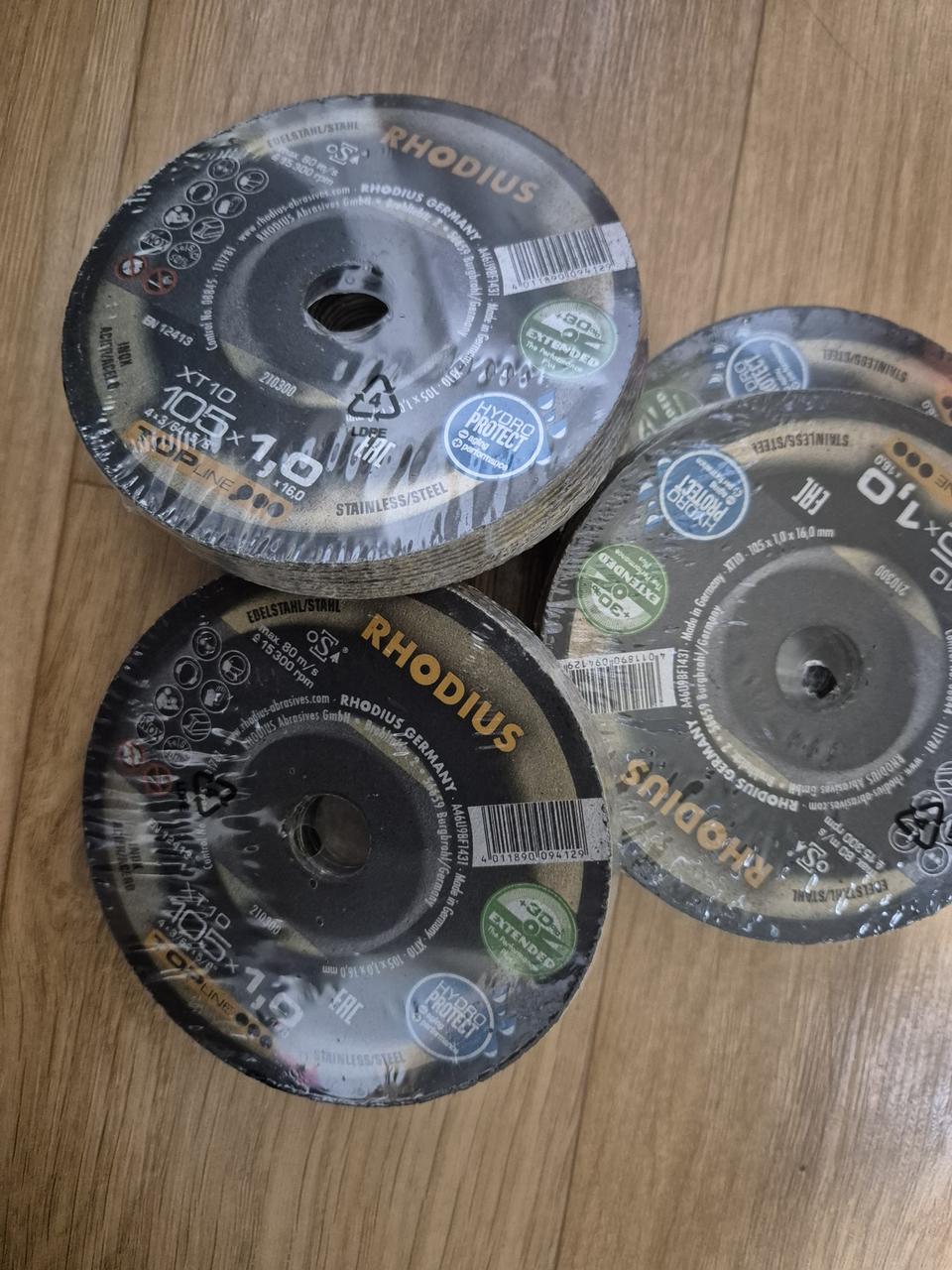 최고성능 독일 로디우스 4인치날 절단석 정품그라인더날XT10 그라인더날