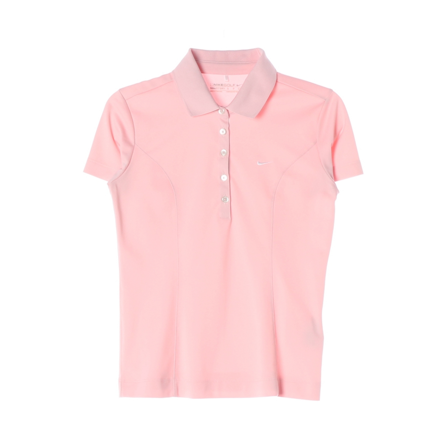 [S]나이키골프 드라이핏 핑크 반팔 카라티 여성 폴로 티셔츠