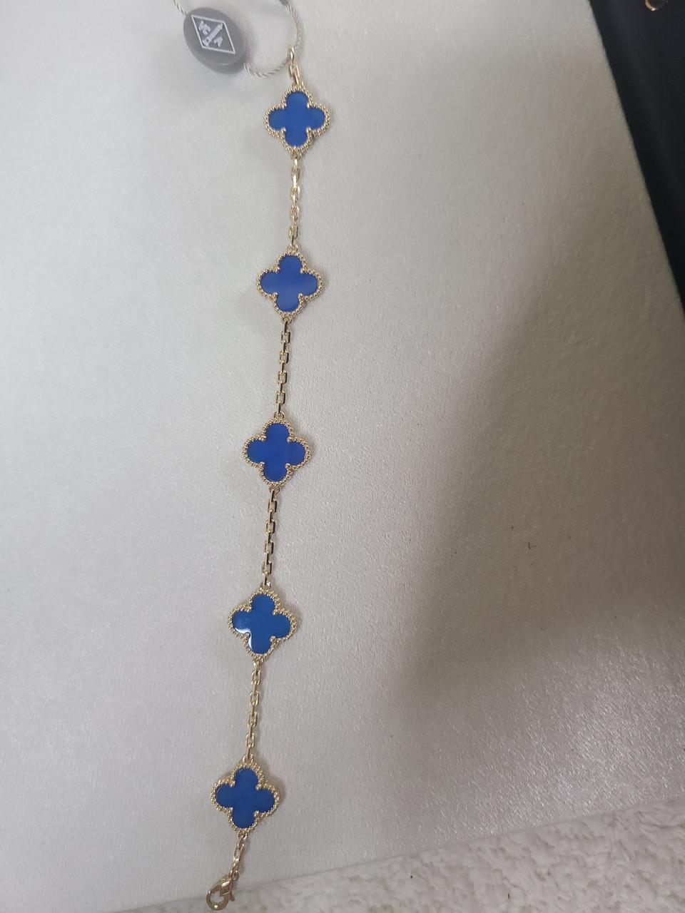 반클리프 블루팔찌