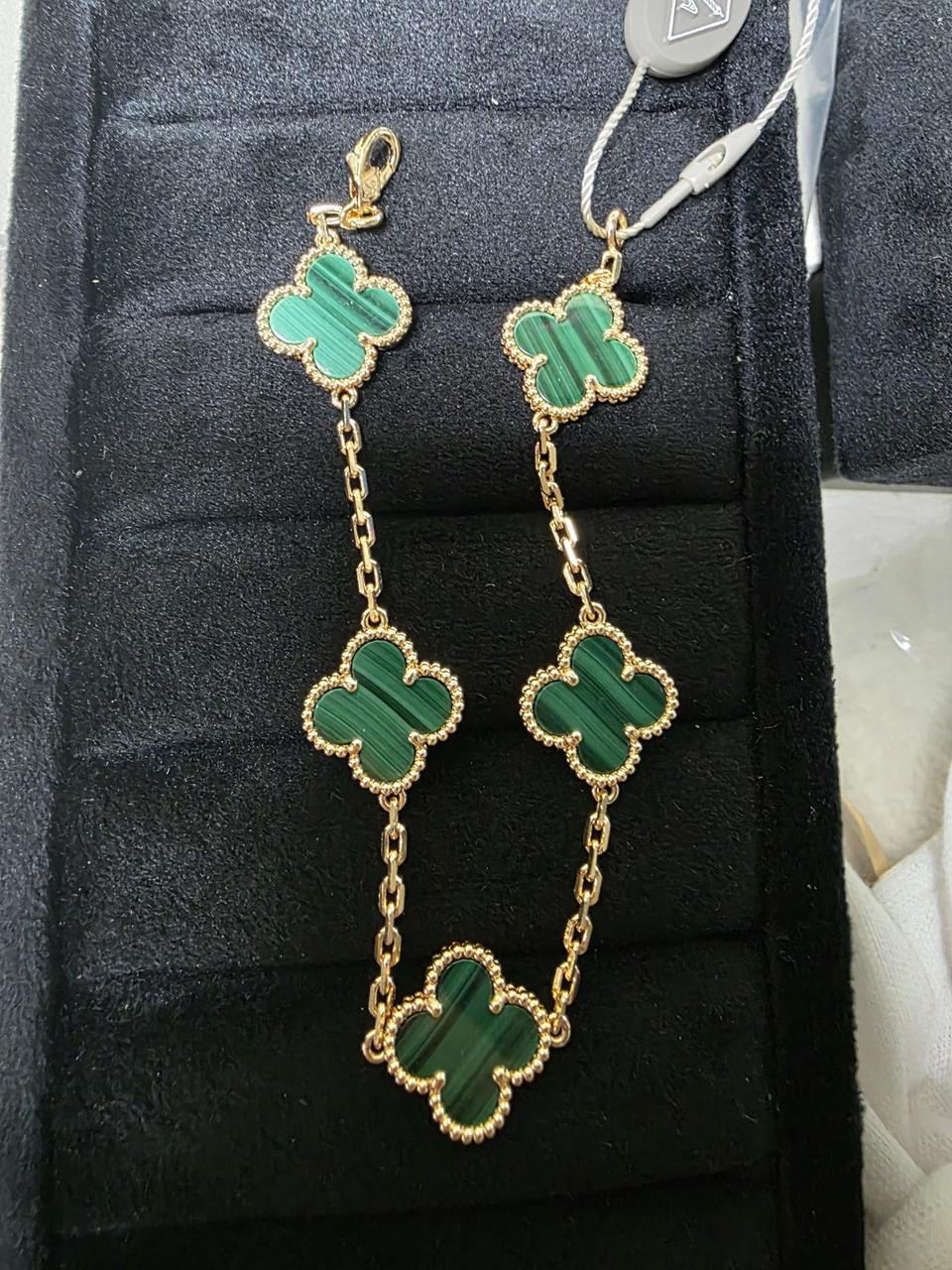 반클리프 말라카이트 팔찌