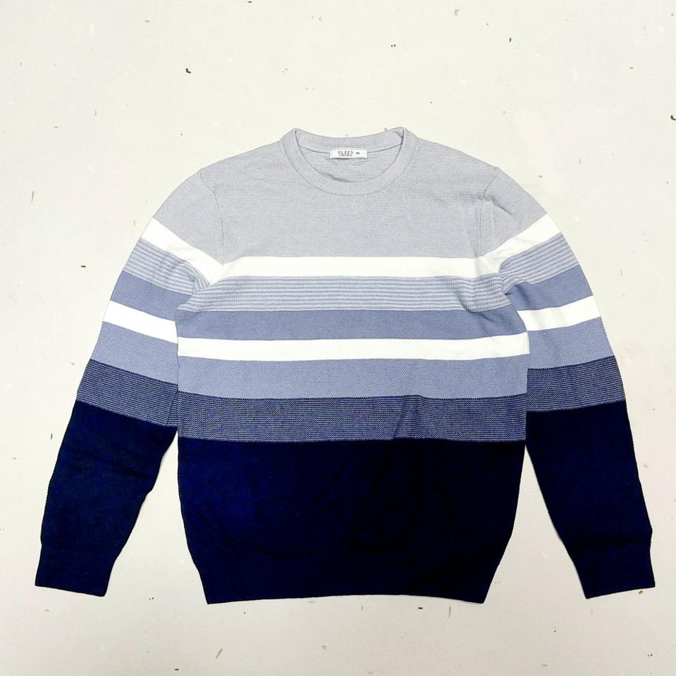 올젠 남성니트100 라운드넥