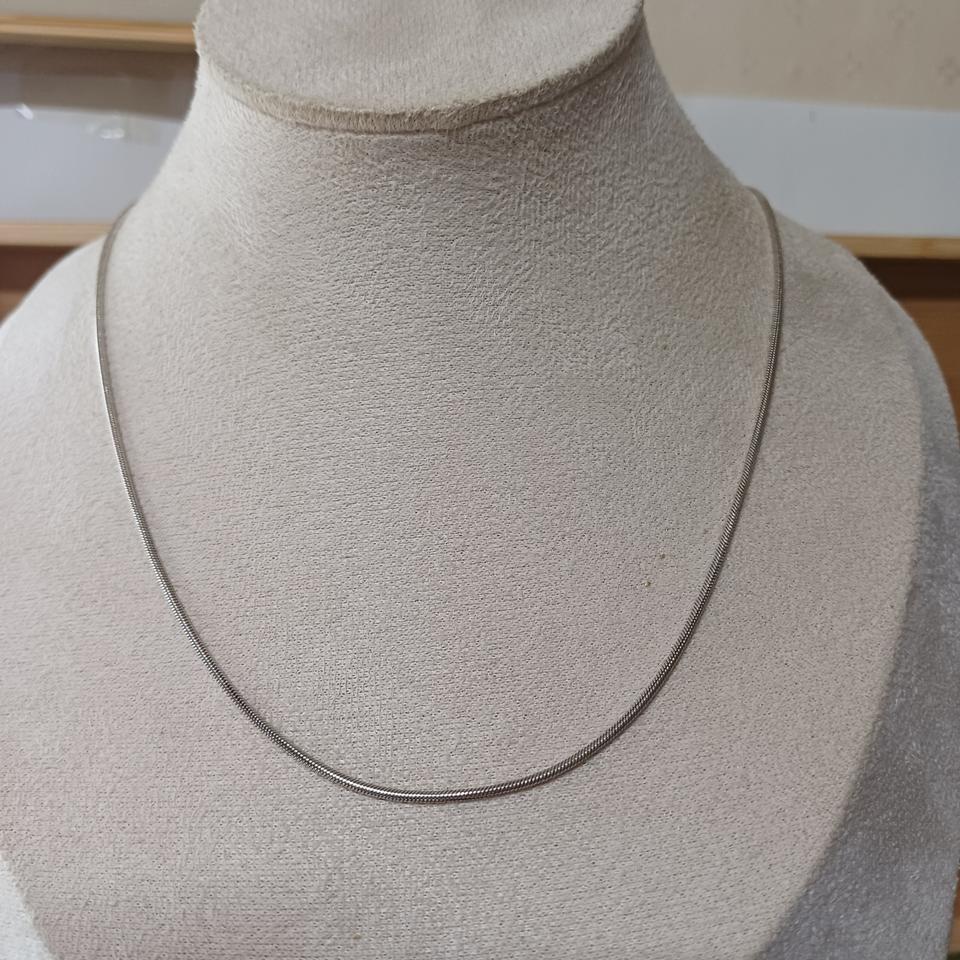 아가타 은목걸이