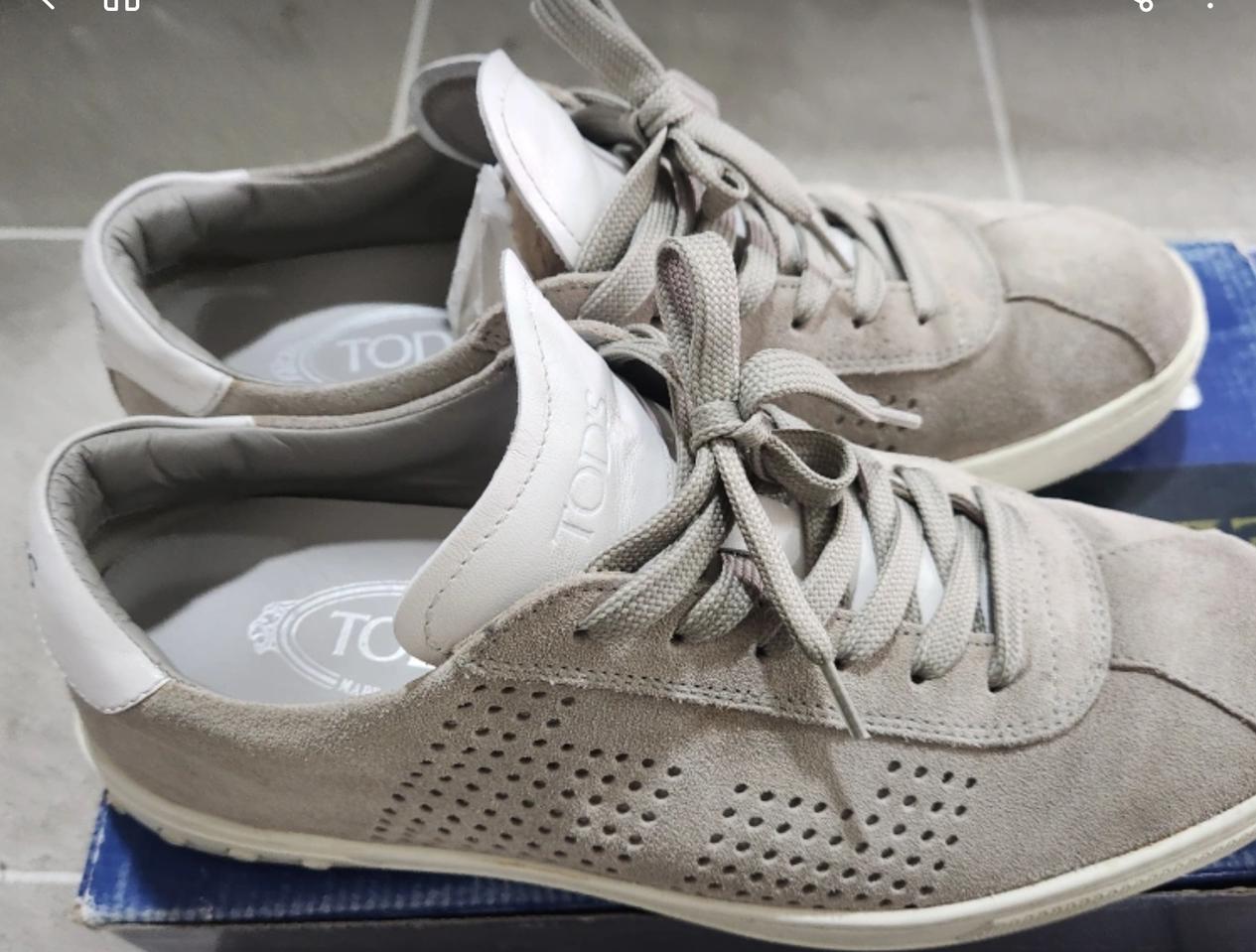 토즈 스웨이드 스니커즈7.5265-275