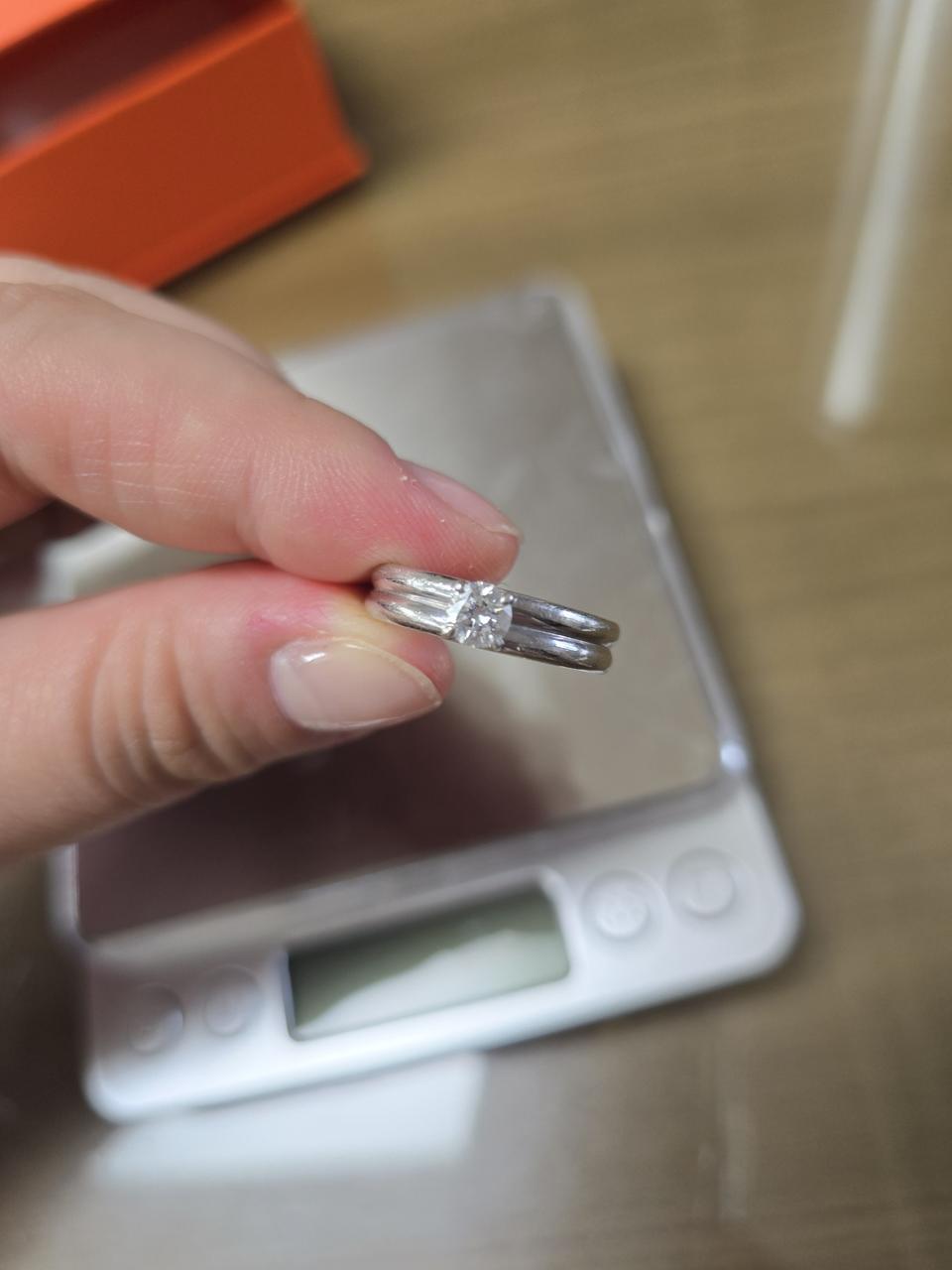 HYÈRES LOR 0.5ct 랩 다이아몬드 반지 17호