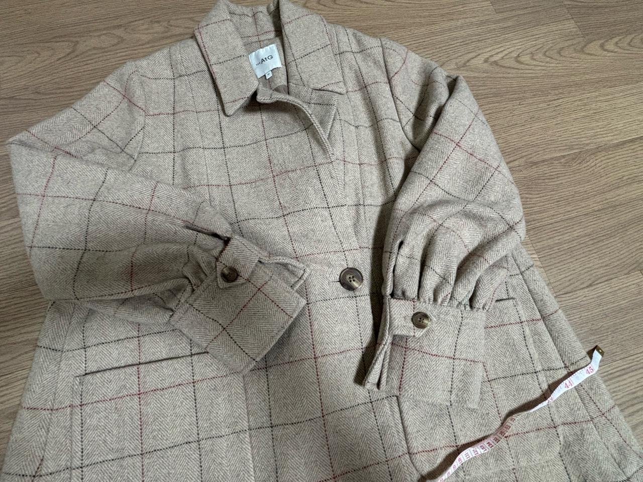 새상품급 더엣지 모직코트 너무 이뻐요 여성 5566  프리사이즈