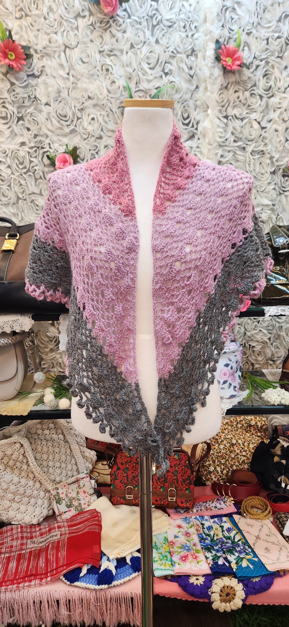 이쁜 뜨개 숄