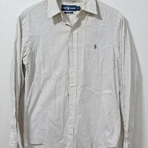 빈티지 폴로 랄프로렌 남성용 스트라이프 셔츠 M