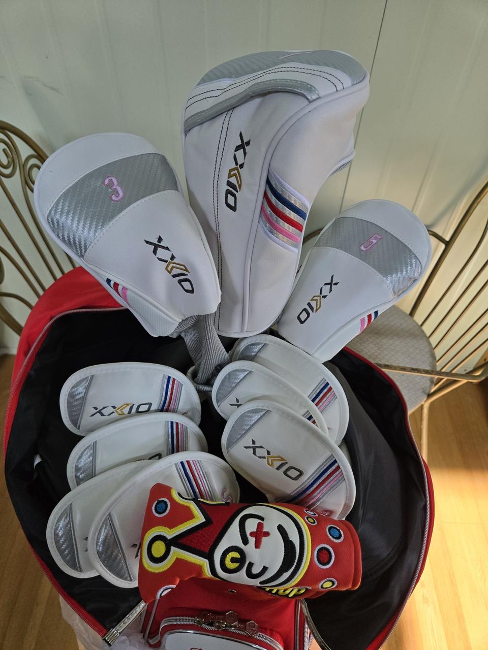 젝시오 여자골프채풀세트 여성젝시오 젝시오여자 바퀴형골프백 새것미개봉