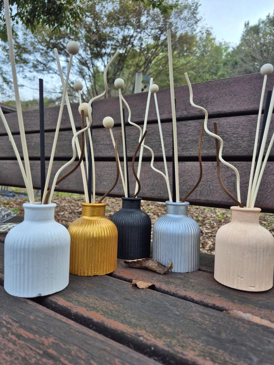 과일향 5종 세라믹 라탄 디퓨저 키트