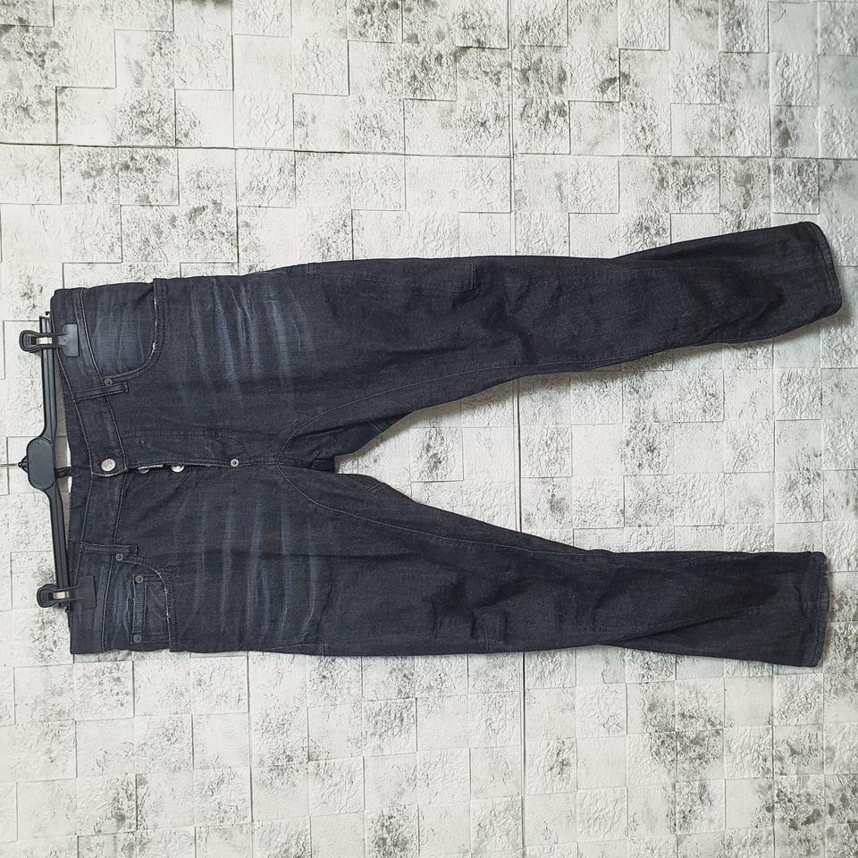 디스퀘어드2 블랙워싱 바이커핏 데님팬츠 48