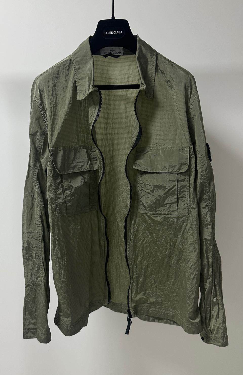 [XL] 스톤아일랜드 나일론메탈 오버셔츠 (2회착용)