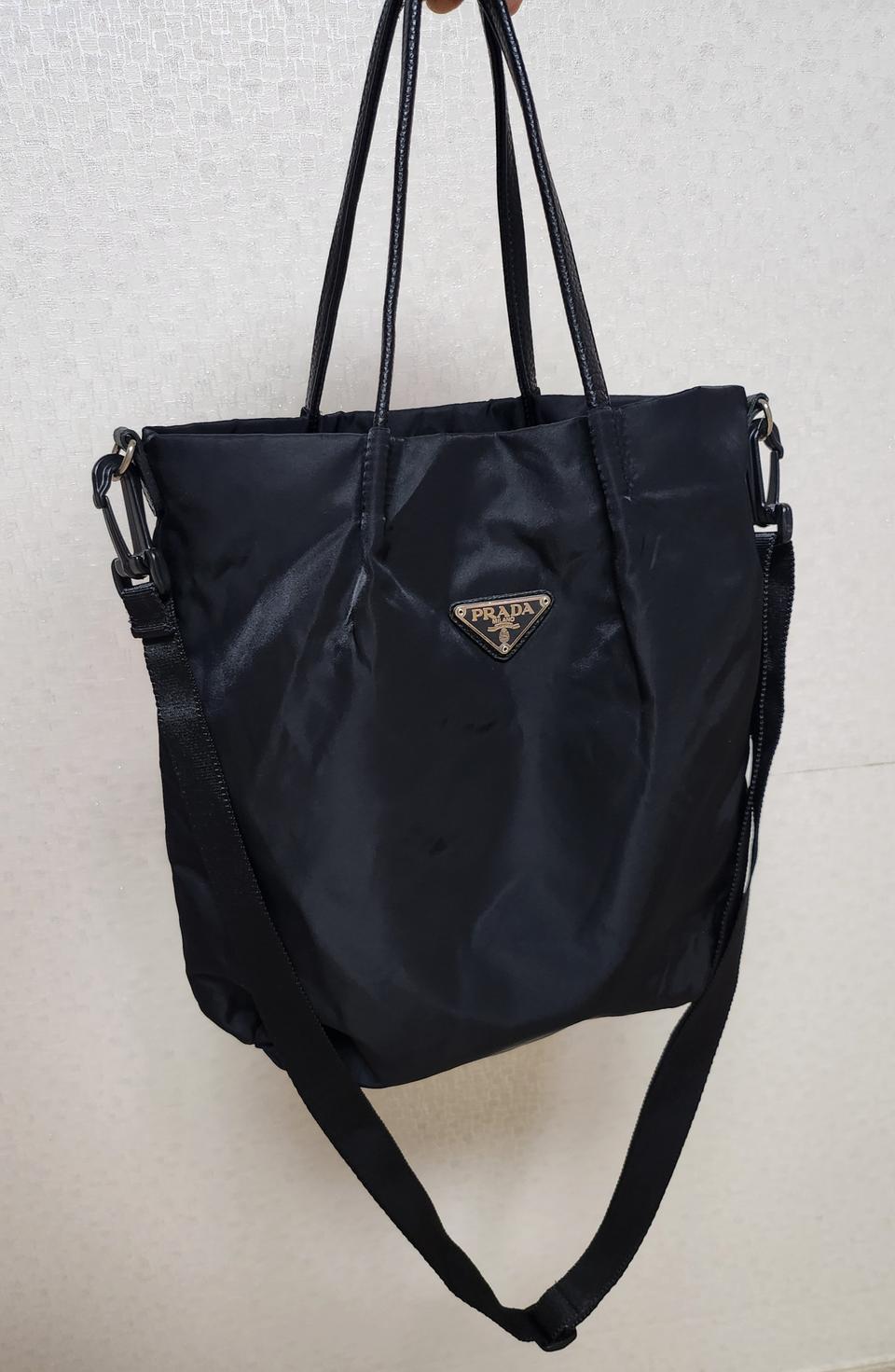 프라다 나일론 토드 겸 크로스백