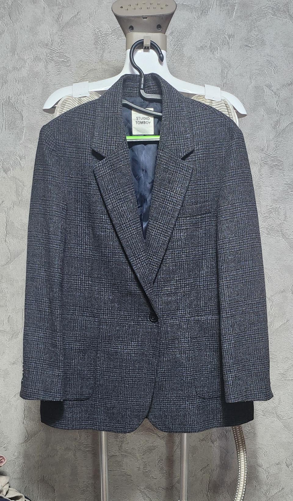 스튜디오톰보이울혼방자켓