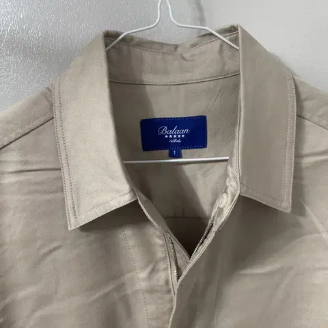 발란 Balaan 헤링턴 100-105 블루종 스윙톱 코치 자켓 텐셀