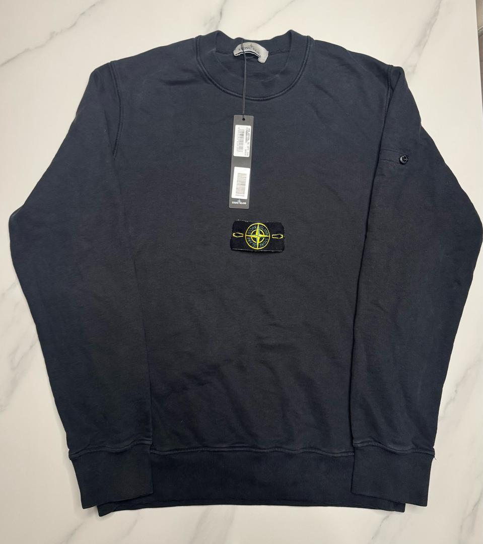 [L]22FW 스톤아일랜드 크루넥 블랙 맨투맨