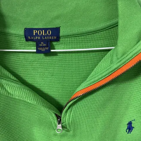 폴로 랄프 로렌 100 신형라벨 와플 반집업 아노락 (거의새것!)