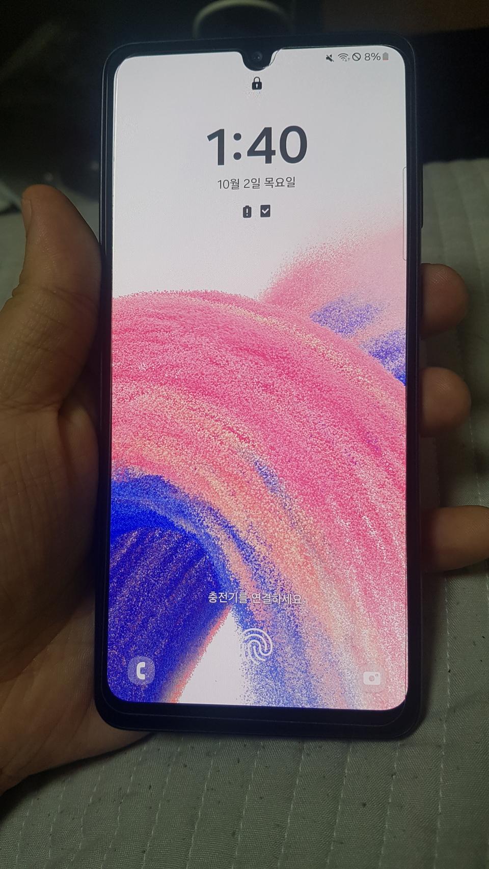 갤럭시a33 5g 128  블랙팝니다 무하자