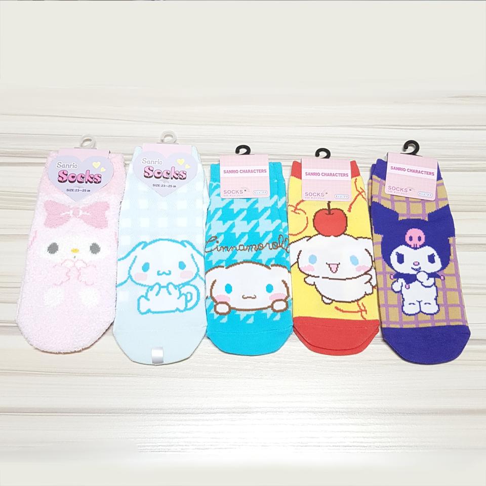 산리오 마이멜로디 시나모롤 쿠로미 발목양말 수면양말 오사카 정품