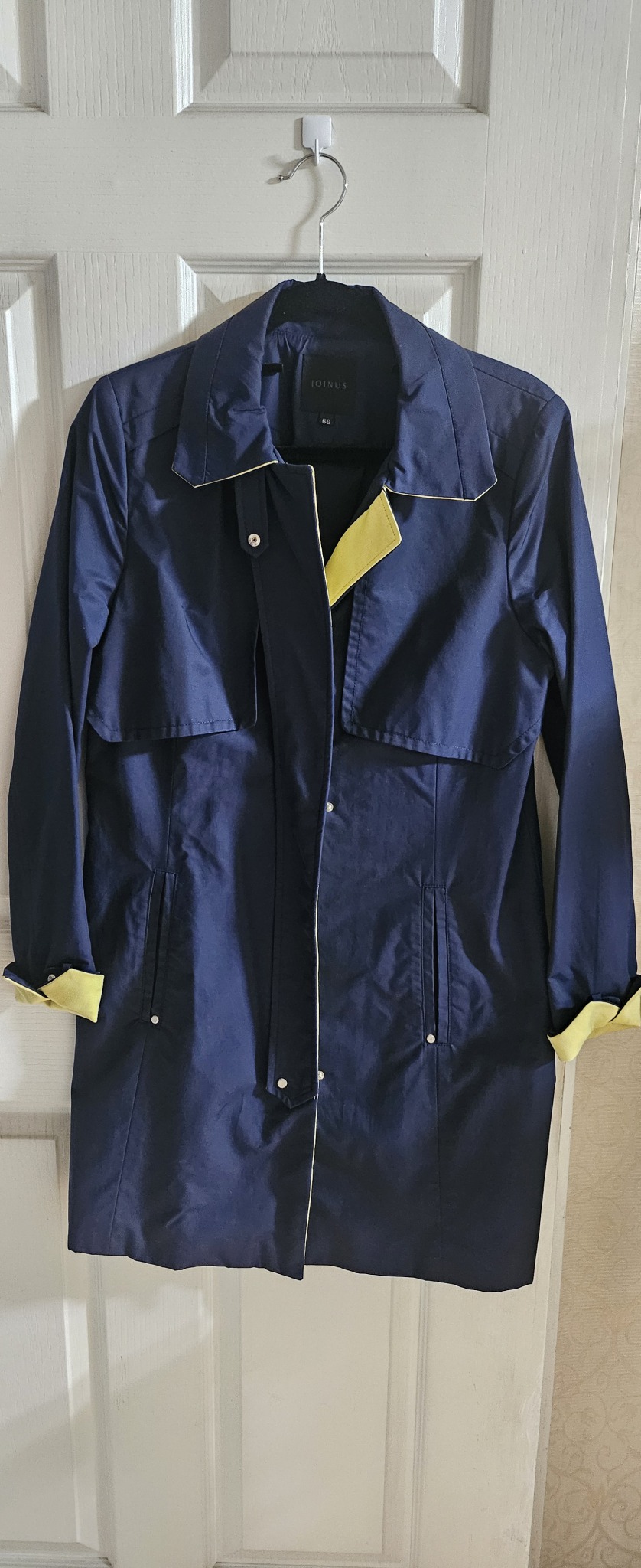 JOINUS 조이너스 네이비 트렌치코트