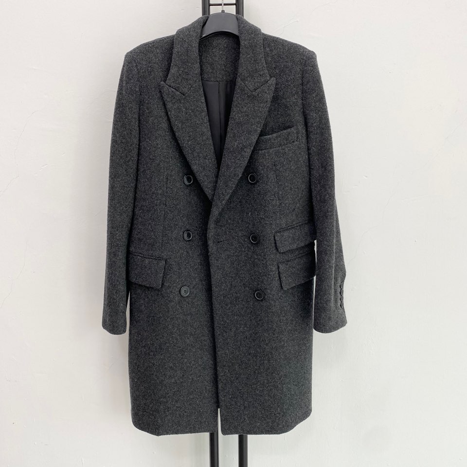 정품 GLEIGH 글라이히 더블 브레스트 코트