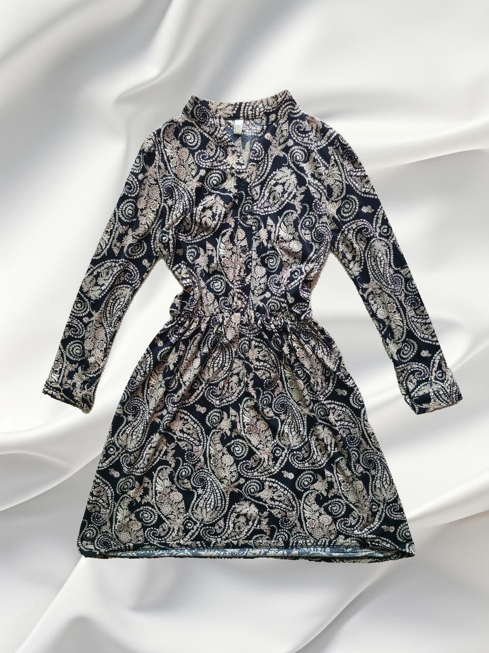 페이즐리 패턴 원피스