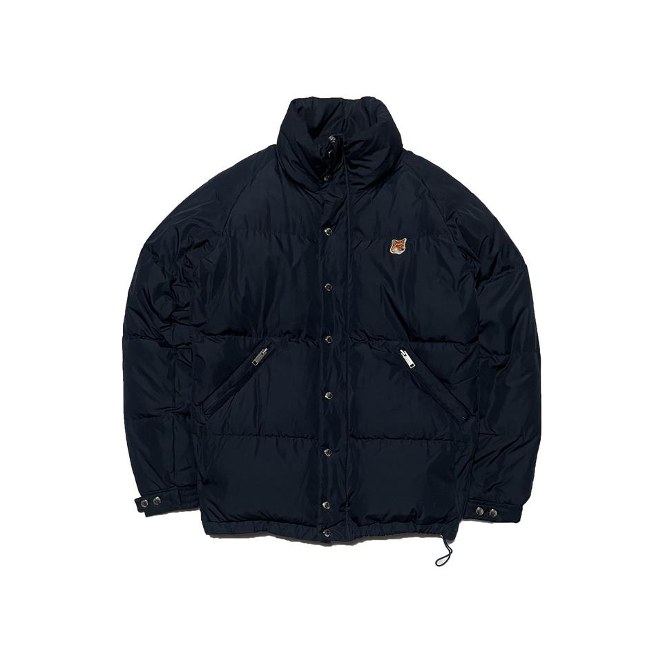 메종키츠네 네이비 폭스헤드 덕다운 패딩 점퍼