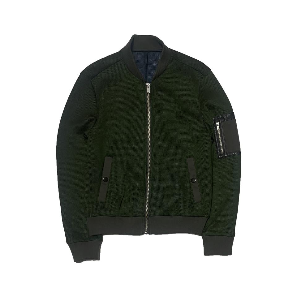 커스텀멜로우 카키 MA1 블루종 점퍼