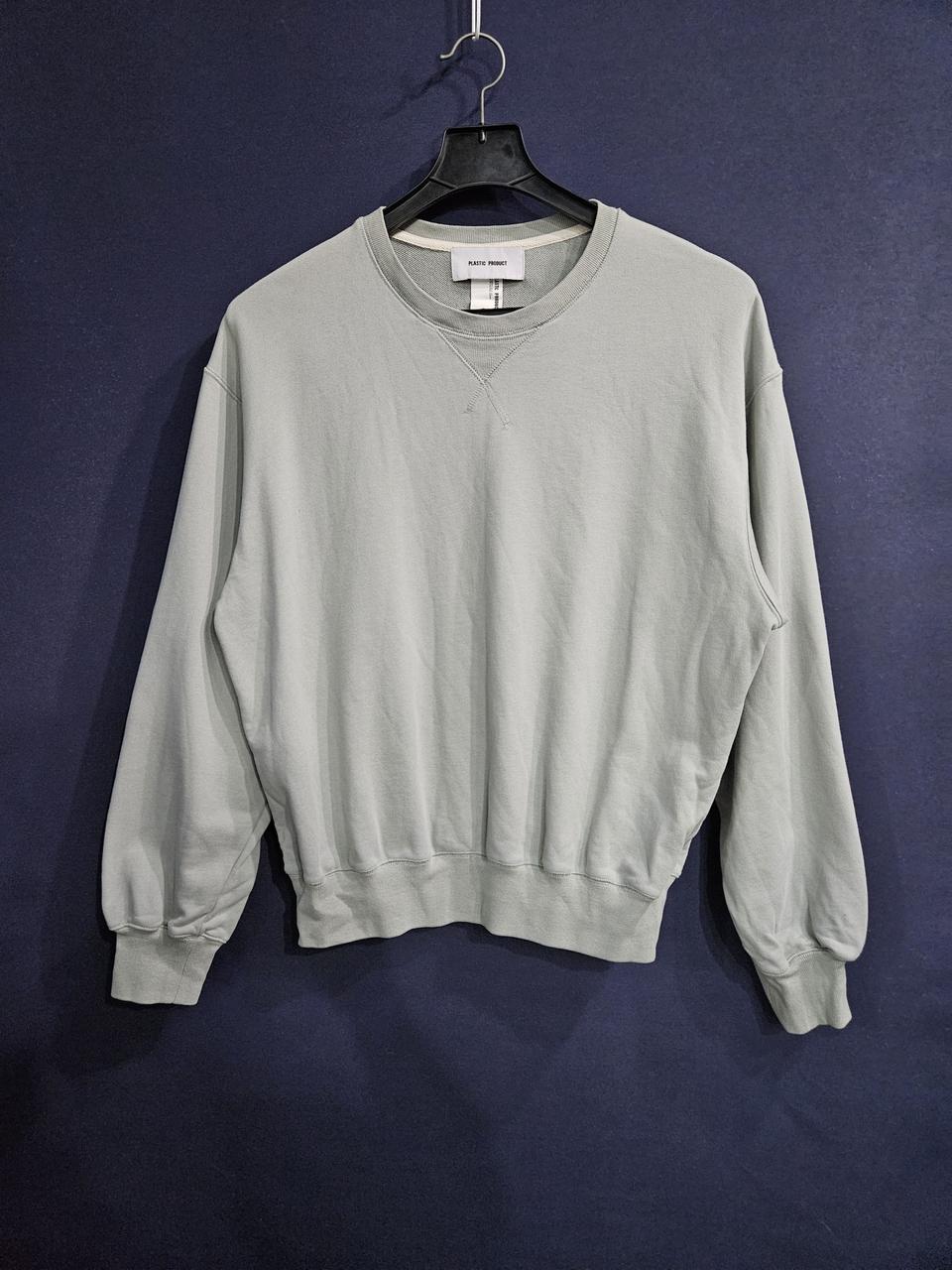 플라스틱 프로덕트 라이트카키 남성 오버핏 95~100 맨투맨