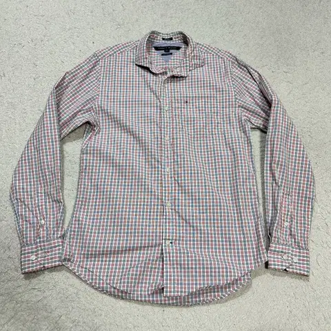 타미힐피거 셔츠 체크 s