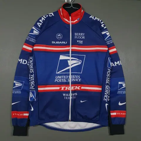 00s 나이키 USPS 스우시 사이클론 트랙 사이클 져지 자켓 희귀 XL