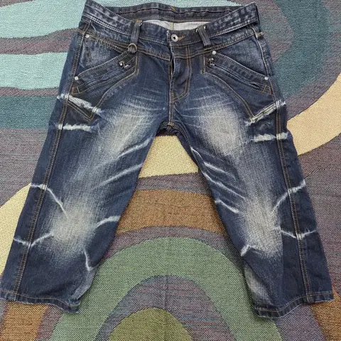 NICOLE CLUB FOR MEN 데님 반바지(32-33)