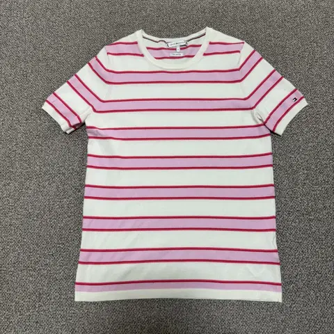 M 타미힐피거 반팔 니트 여성