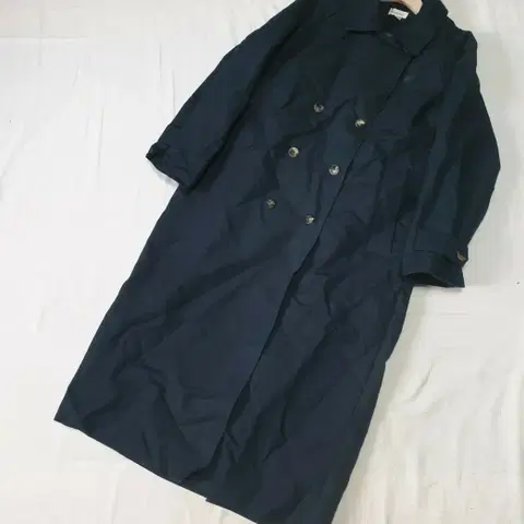 시엔느 다크네이비 트렌치 코트